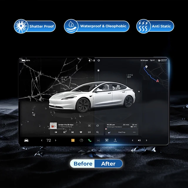 Futhope 16 Inch Tempered Glass Screen Protector For Tesla Model Y YL 2026 Juniper HD Center Control Film Installation Tool 6 Futhope 16 Inch Tempered Glass Screen Protector For Tesla Model Y YL 2026 Juniper HD Center Control Film Installation Tool 6
