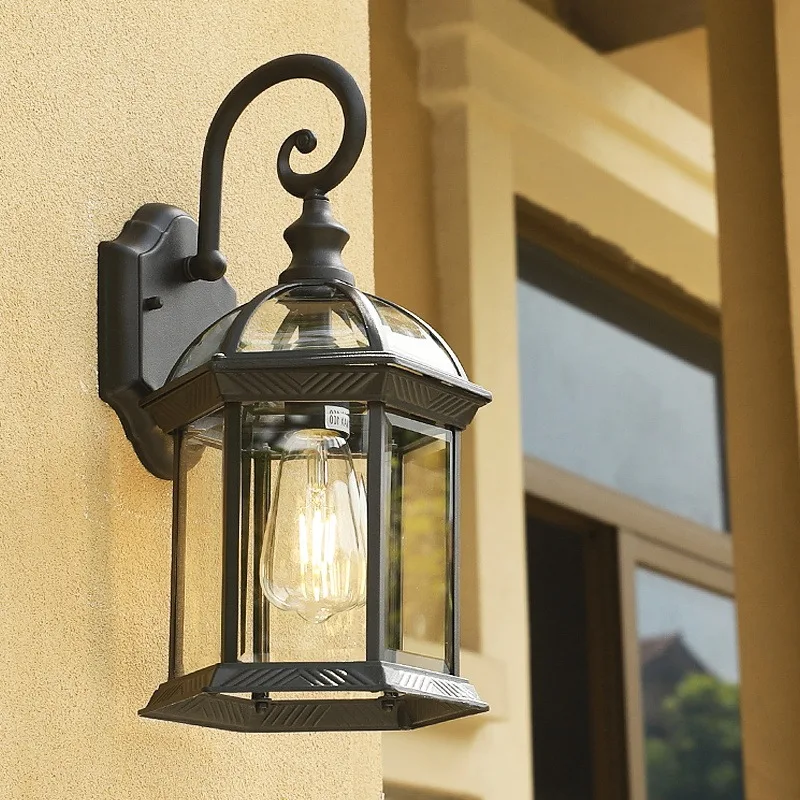 

Outdoor Waterproof Wall Lamp Modern Villa Corridor Garden Lamp Exterior Wall Garden Walkway Simple Balcony Gate Terrace Lamp