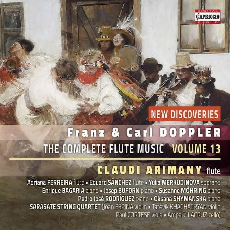 Claudi Arimany - Franz Doppler and Carl Doppler: The Complete Flute Music Edition Vol. 13 - Music and Performance - CD