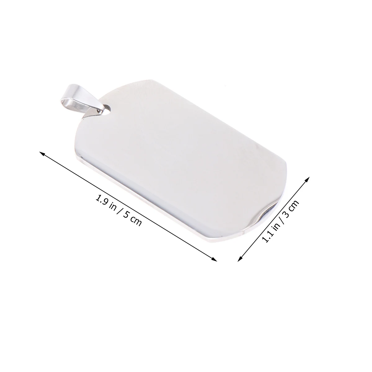 

5 шт., ожерелье с идентификационной биркой, титановая сталь, кулон из нержавеющей стали, подвесная цепочка с гравировкой, подарки для мужчин, вечерние, банкетные, уверенность