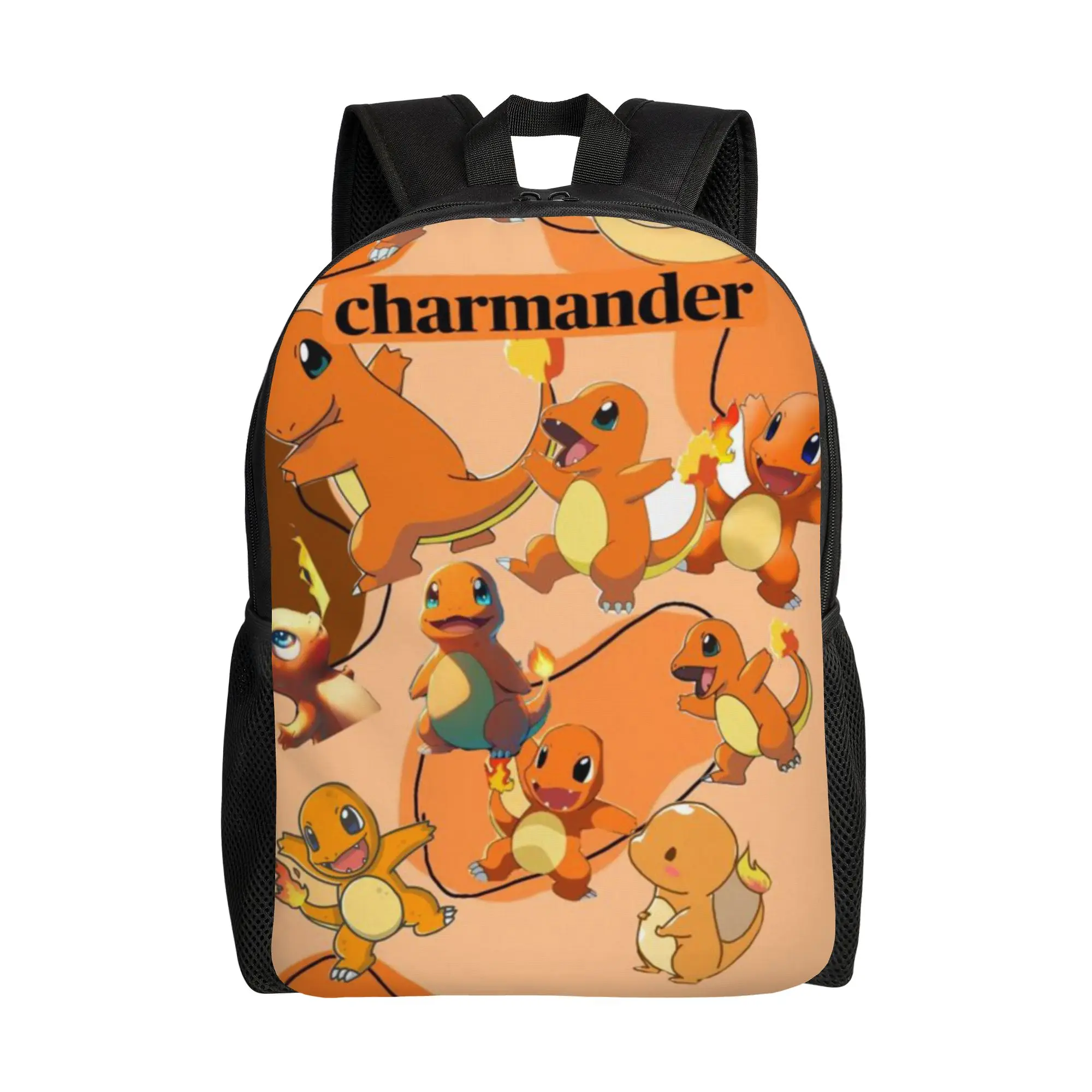 

Back to school season Burning Tail Creature Bookbag Charmander Men Women Adult Light Backpack