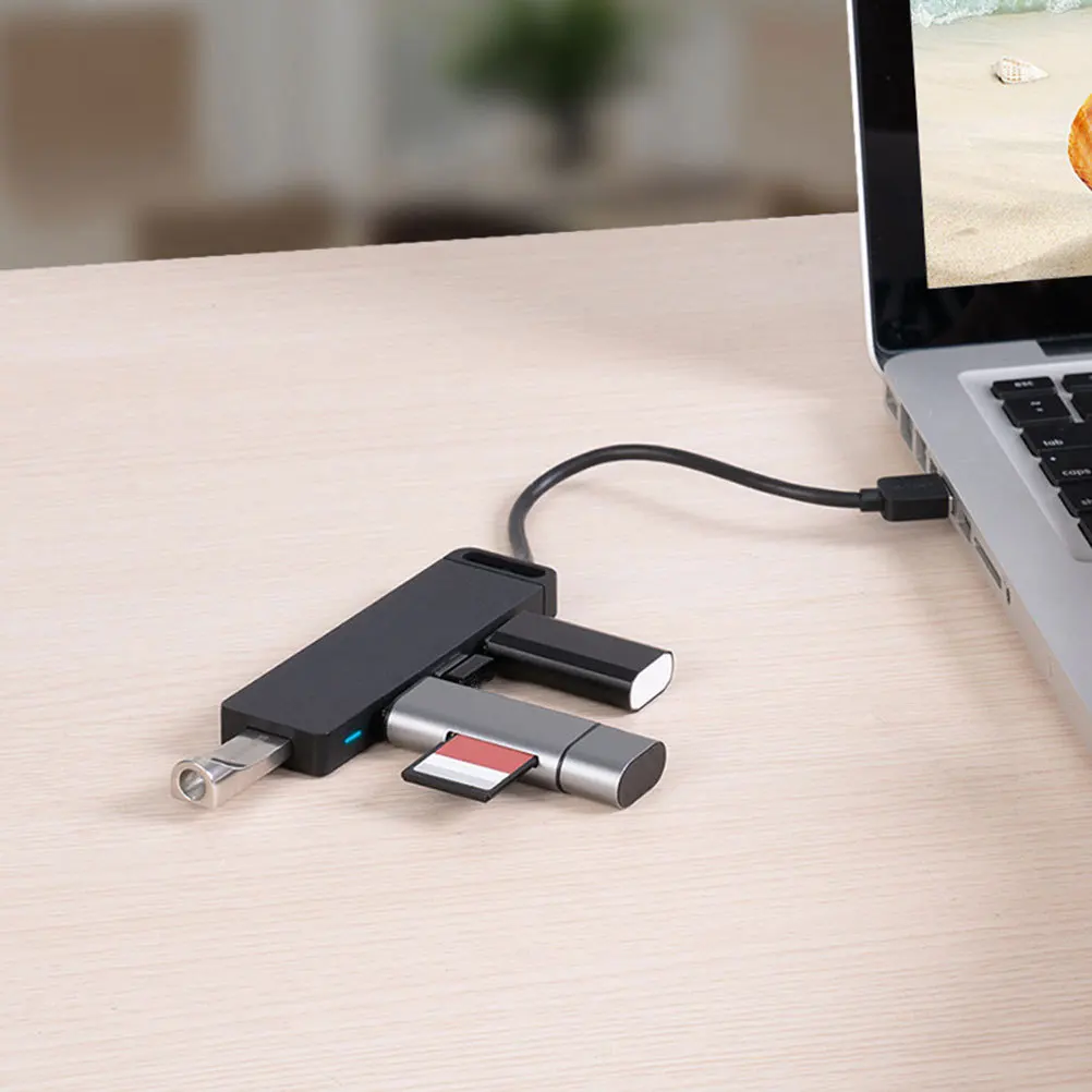 

4-Port Hub Splitter Usb Hub Splitter Support 2.5 Inch Ssd Compatible Computer Accessories Usb Adapter