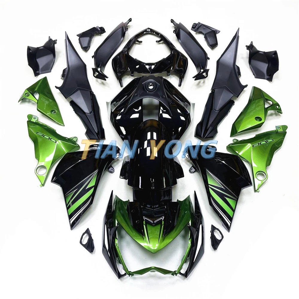 Motorcycle For Kawasaki Z800 Pearl green black print Bodywork Cowling 2013-2014-2015-2016 Full Fairing Kit Injection