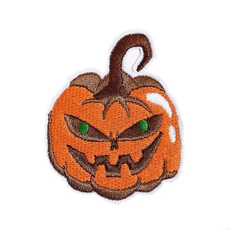 U75C Halloween Sew on Patch Exquisite Emelcodery с наклейкой с тыквой, пауком и летучими мышами