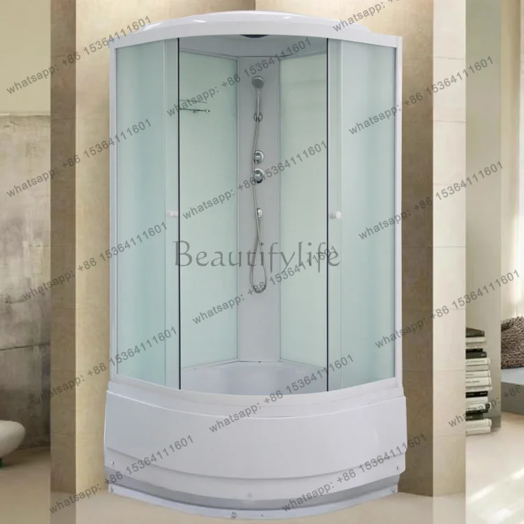 

Integral shower room Household bath Bathroom Dry and wet separation Tempered glass
