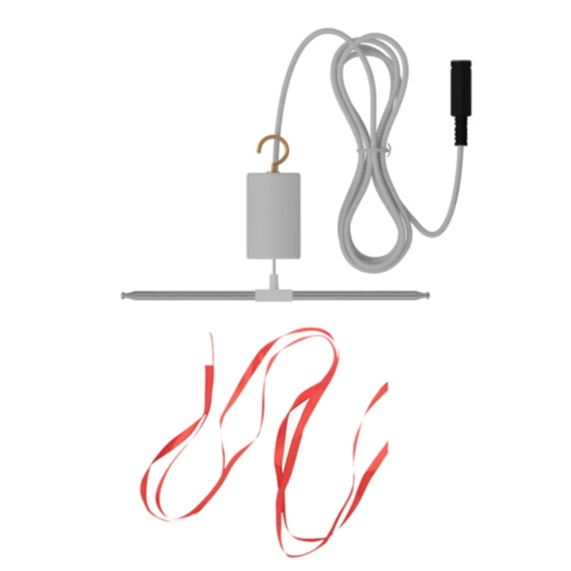 

Retractable Poles Fly Deterrents Fan for Restaurant Shop Kitchen 12V 1A Fly Bugs Repellents Ceiling Fan Multifunctional