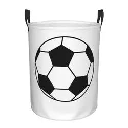 Football Foldable Laundry Baskets Dirty Clothes Toys Sundries Storage Basket Home Organizer Large Waterproof Box For Home Kids