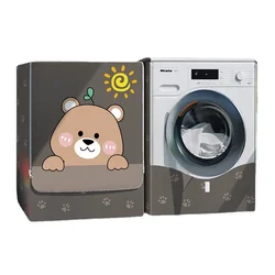 Roller Washing Machine Cover Waterproof and Sunscreen Cover, 10kg Fully Automatic Dust Cover Cloth