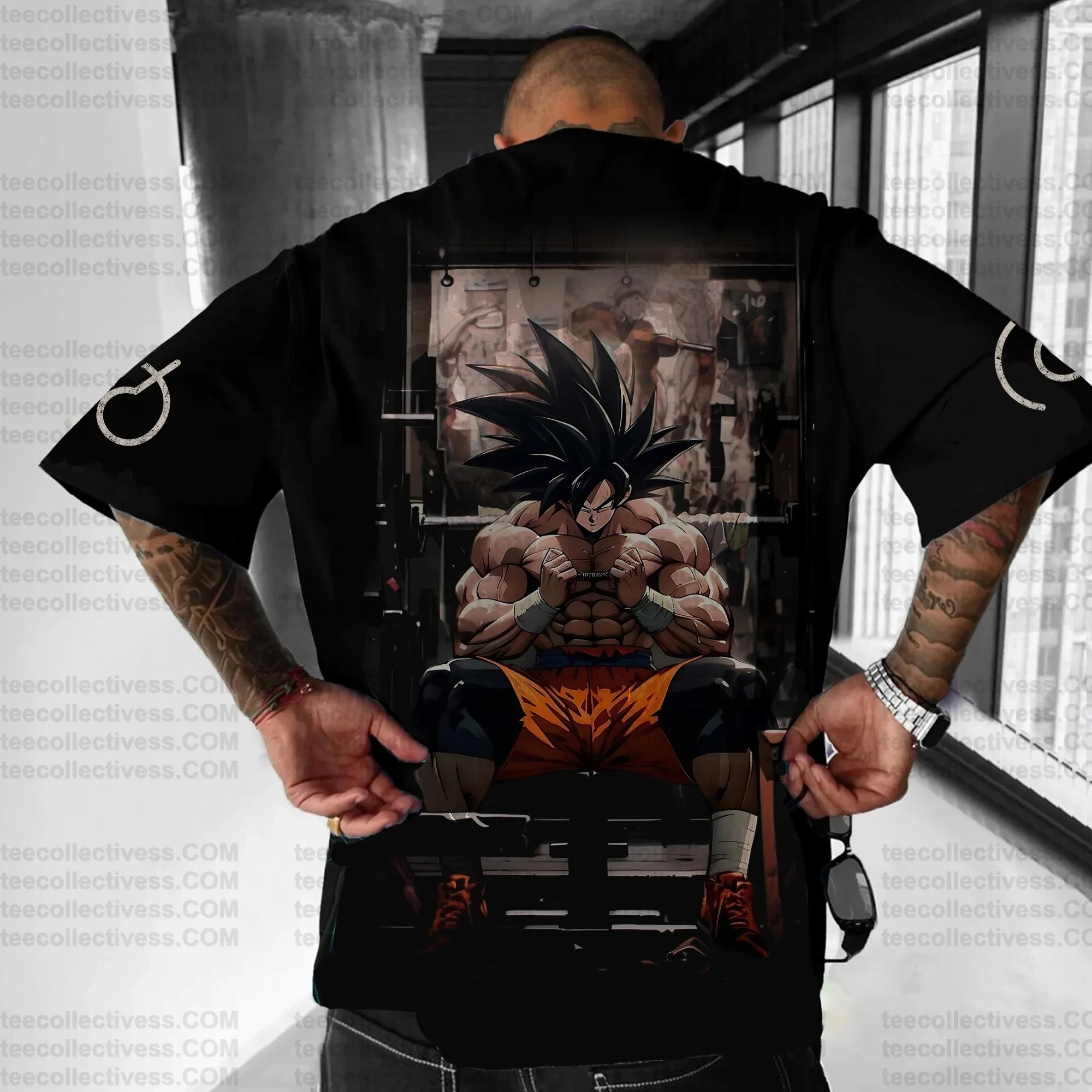 

Cartoon and Anime Dragon Ball Short-sleeved T-shirt for Men, 2025 New Summer Pure Cotton Goku Clothes, Half Sleeve