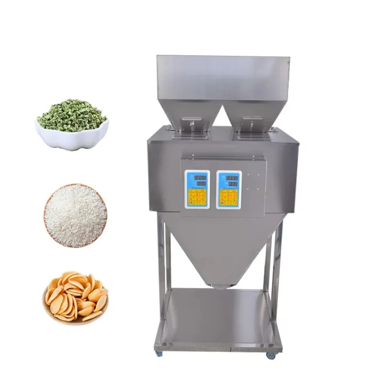 Super Large Capacity  Popcorn  Hardware Accessories Candy Potato Chips Tea Flour  Granule Powder Filling Machine 3000g