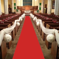 Wedding Welcome Red Carpet, Conference Hall, Outdoor Disposable Decorative Carpet, Banquet, Stairs Box, Long Corridor, Non-Slip