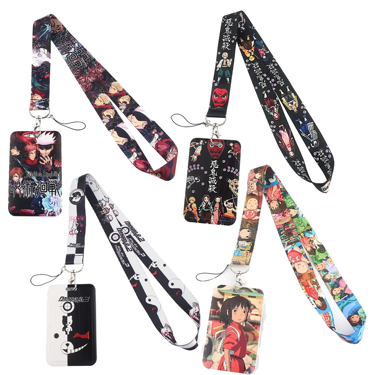 ER711 Attacking Giant Hunter Boy Cat Neck Strap Lanyard For Keys ID Card Gym Mobile Phone Straps USB Badge Holder DIY Hang Rope