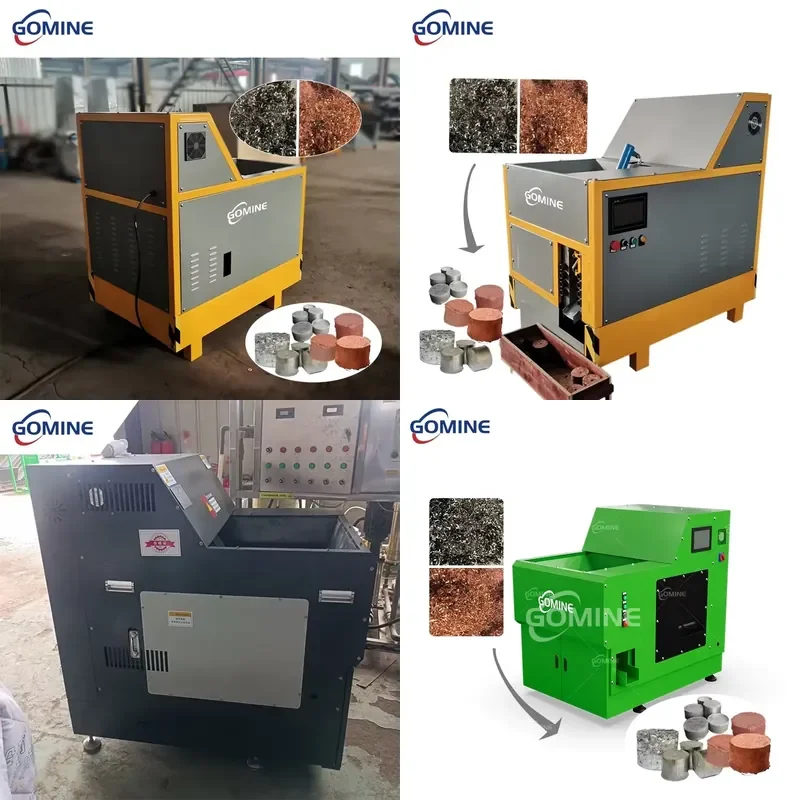 Recycling Machine 2026 Electric Powered Metal Shavings Compress Copper Iron Steel Aluminum Metal Chip Briquetting Press