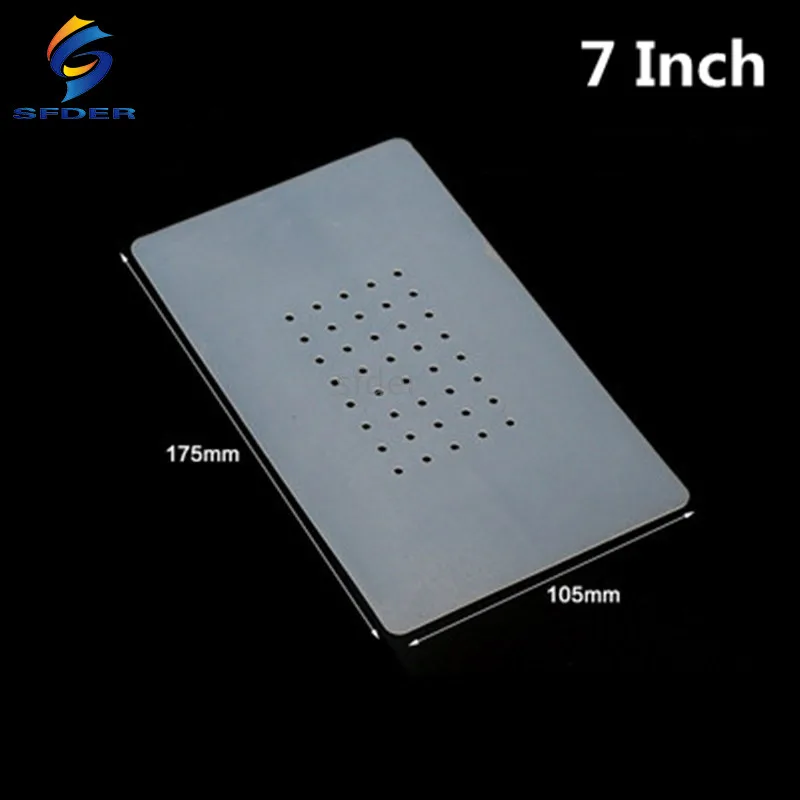 1pcs Heat-Resistant 175mm x105mm Silicon Non-Slip Mat for 7 inch Vacuum Glass Screen Separator