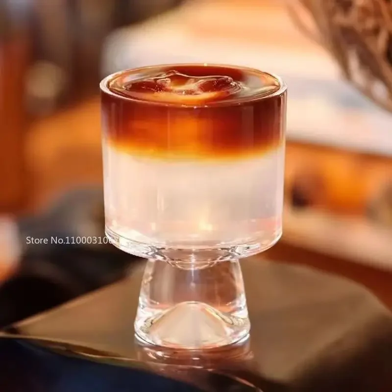 

Creative Japanese Mountain Shape Water Cup Glass Cup Juice Tea Wine Glass Coffee Mug Drinking Cup Whiskey Glass Canecas