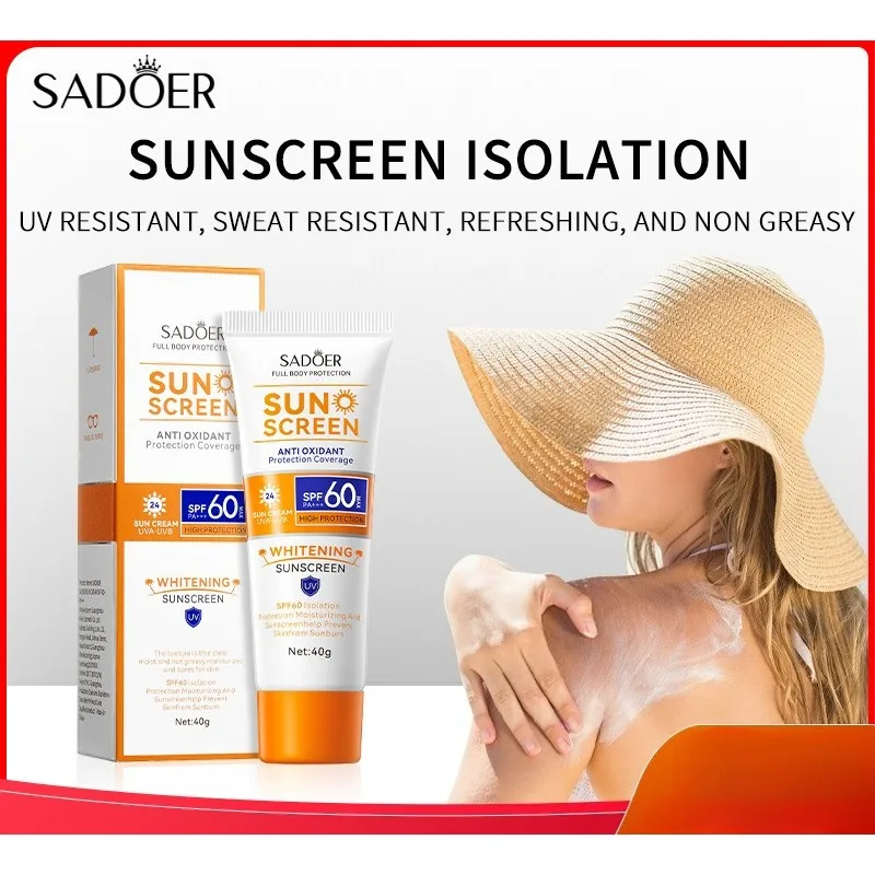 Protector solar con función de aislamiento Fuerte protección contra rayos ultravioleta