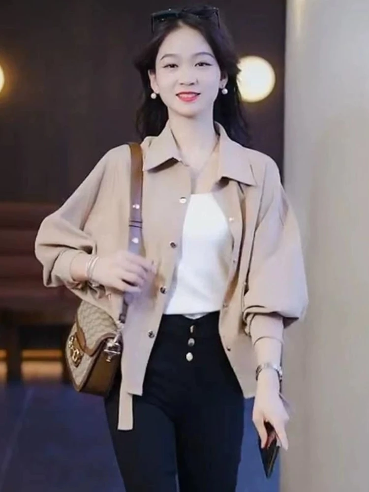 

Thiened Fce женская куртка свободная для похудения Batwing Sve теплая модная верхняя одежда осень-зима дизайн Sense повседневная одежда