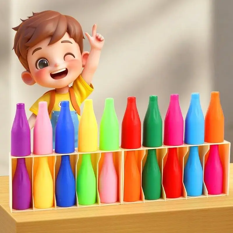 1 Set Children's Beverages Color Match Early Childhood Guessing Fun Memory Training Interactive Board Game Party Gift Puzzle Toy