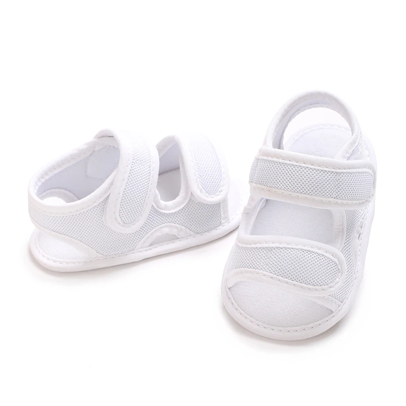 0-18 متر الوليد طفل الفتيان أحذية الصيف الصنادل الأولى مشوا أحذية الوليد عادية لينة وحيد الصنادل 3 ألوان #4