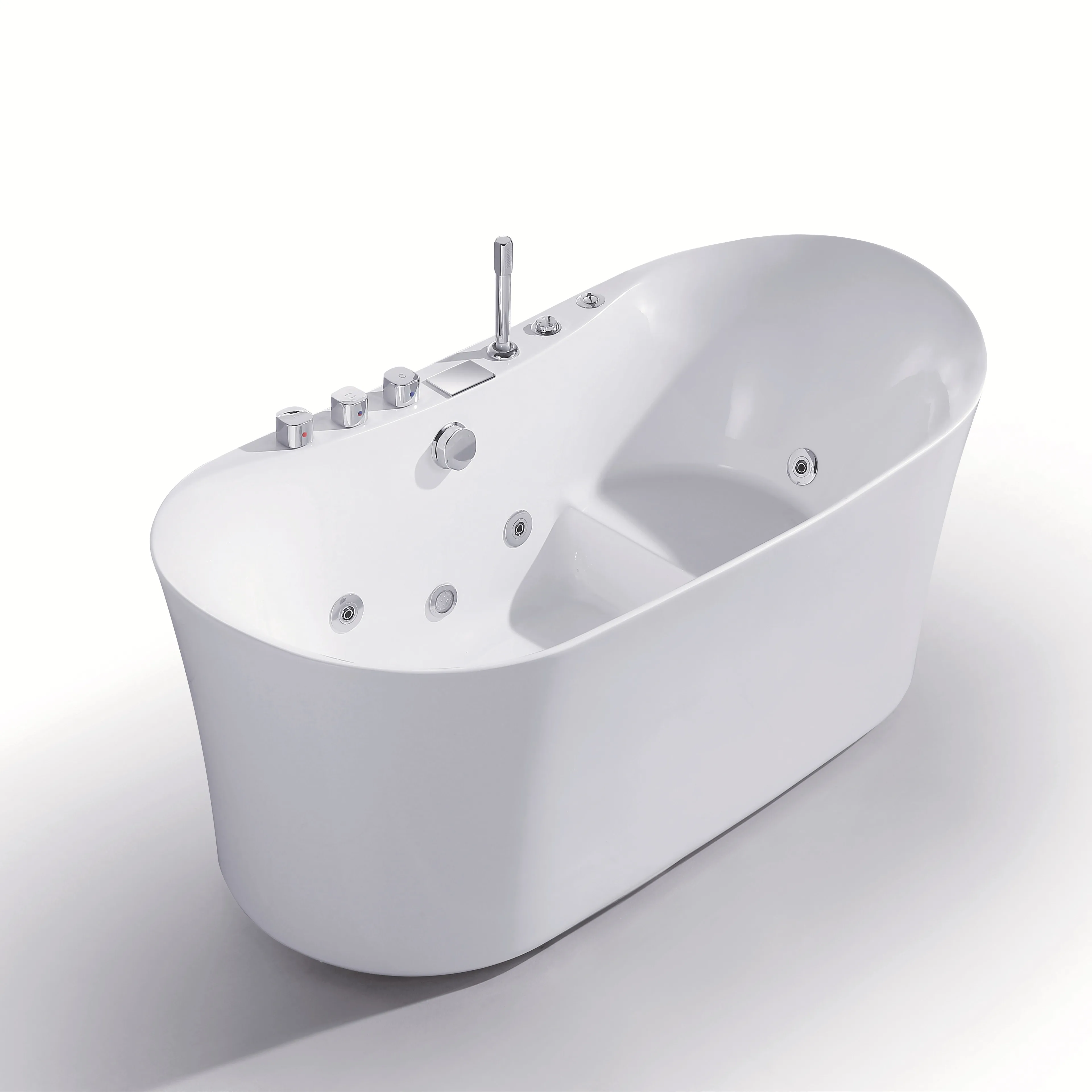 

Whirlpool Белая массажная ванна для детей с душем 1,5 м Отдельно стоящая ванна Jakuzzi