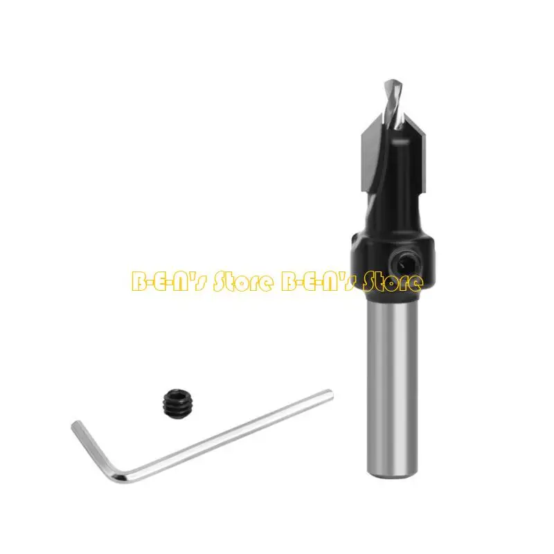 Y1AD 8/10MM Shank Countersink Drill Bit High Speed Steel Drill Bit Hole Cutter