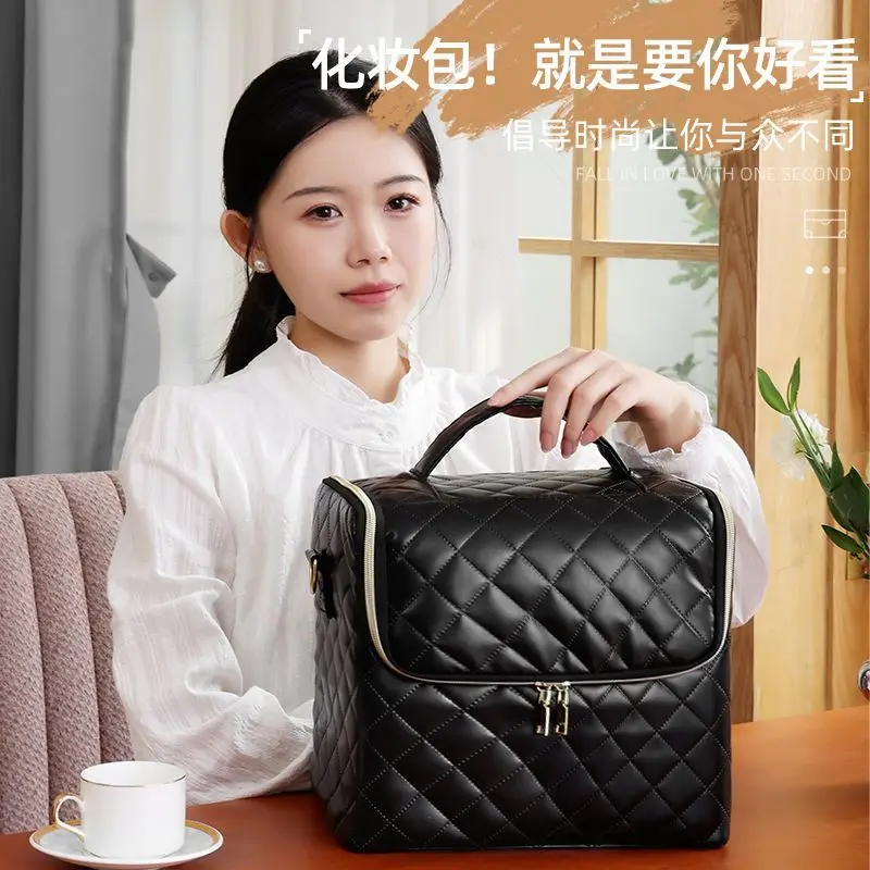 Cosmetic Bag 2025 New Handheld Cosmetics Large Capacity Waterproof Dirt Travel Portable Storage Cosmetic Bag