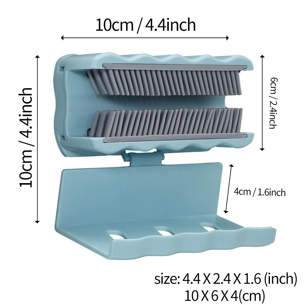 Silicone Bathroom Shower Hair Catcher Wall Hairs Trap Hair Stopper Reusable For Bathtub Bathroom Bath Bathtub Accessories