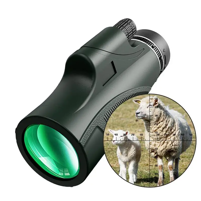 12x50 HD Monocular Telescope Outdoor Telescope Monocular Telescope For Smartphone Compact Clear Vision Monocular High Powered