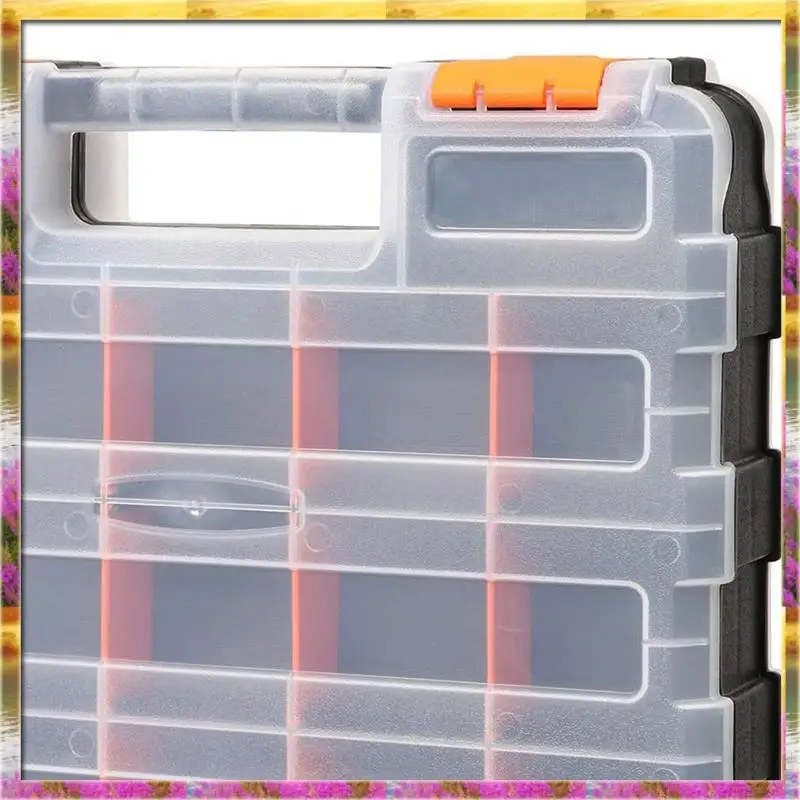 【AB07 Prezzo】 1 PZ Organizzatore di attrezzi a doppia faccia Hardware Scatola di accessori per attrezzi Scatola di parti Cassetta degli attrezzi