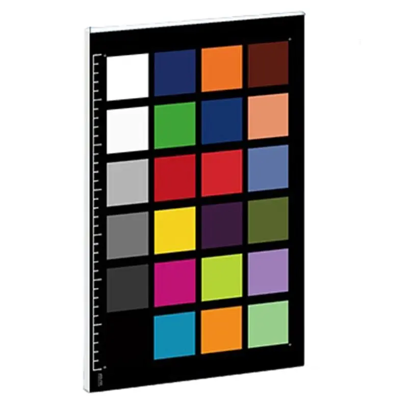 Digital Photography Calibration Card, 24 Colors Camera Color Chart, International Standard LAB Color Correction Card B