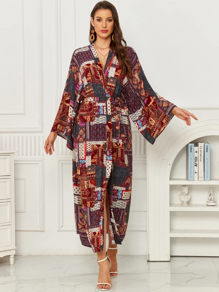 

Japanese Kimono Yukata Kimono Coat Cardigan Fashion Blouse Women Long Cardigan Haori Traditional Kimonos Dress Obi Shirt