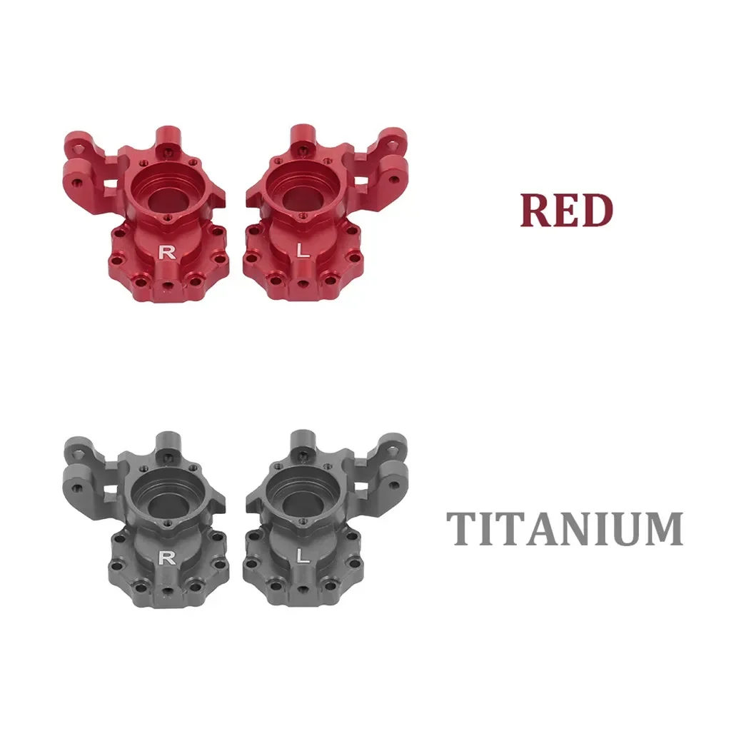 

Черный серебристый алюминиевый передний рулевой шарнир для 1/10 Trxs TRX-4 RC Crawler