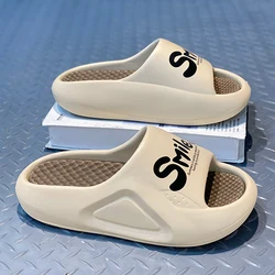 Men's Slippers Summer Shoe for Men Non-slip Outdoor Beach Sandals Designed Thick Bottom Male Slide Wear-resistant Popular Model