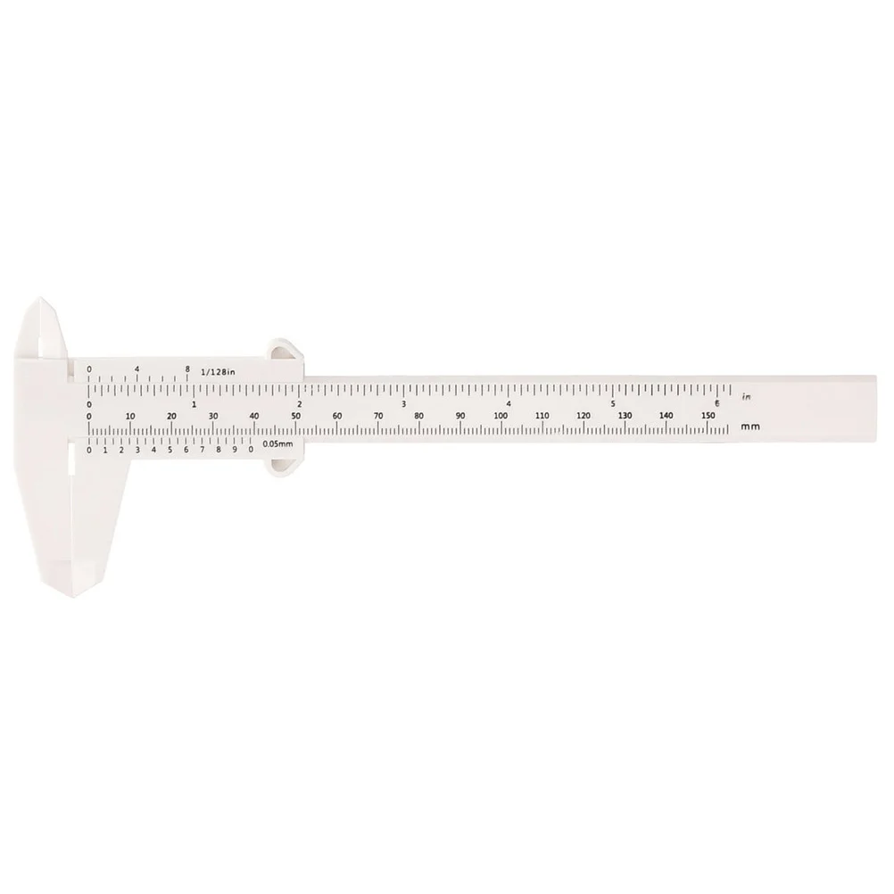 Double Scale Eyebrow Measuring Ruler Plastic Caliper for Precise Brow Shaping Portable Makeup Tool Facial Measurement Accessory