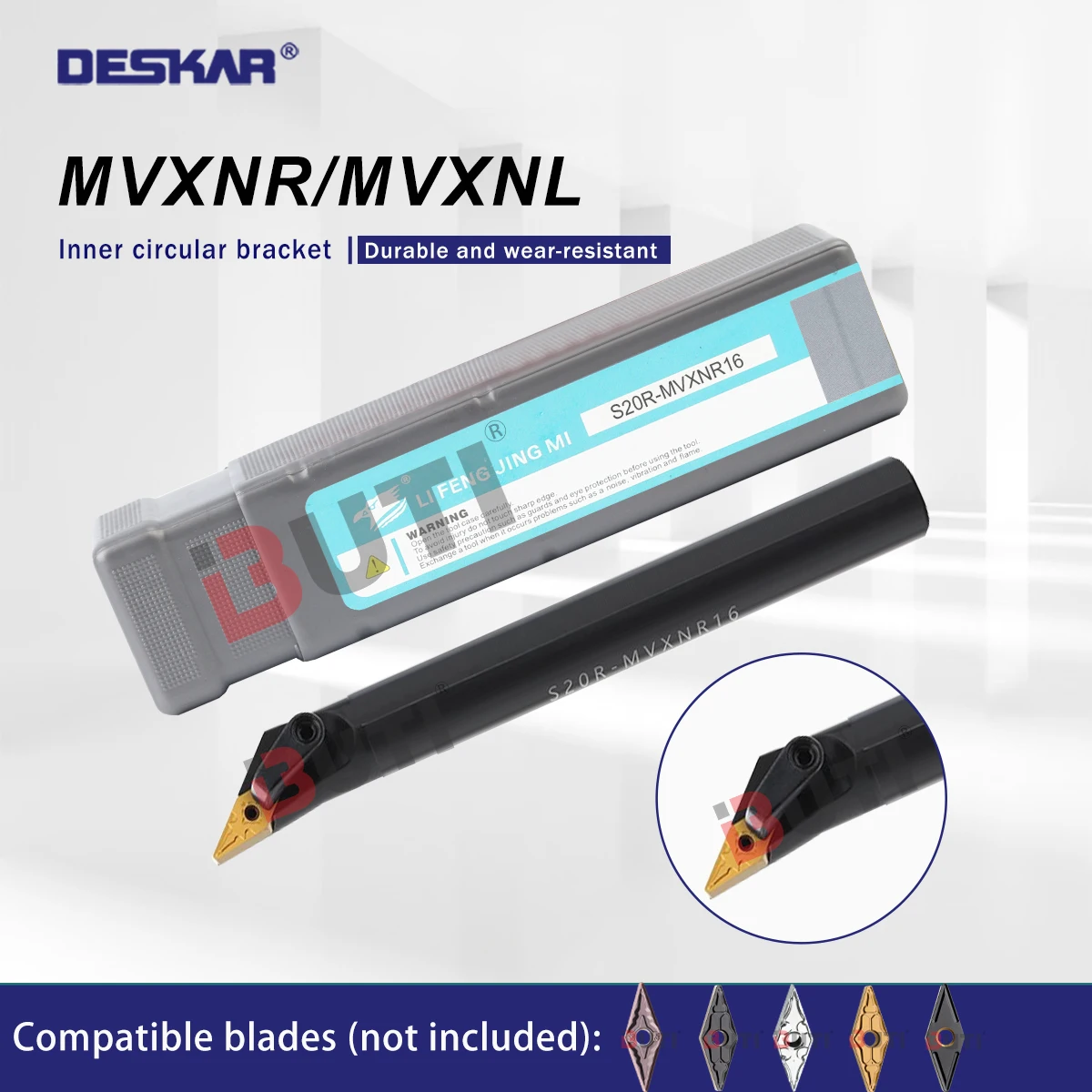 

S20R-MVXNR16 S25S-MVXNNR16 DESKAR 100% оригинальный внутренний круглый держатель инструмента MVXNR/L Кронштейн подходит для токарных станков с ЧПУ VNMG