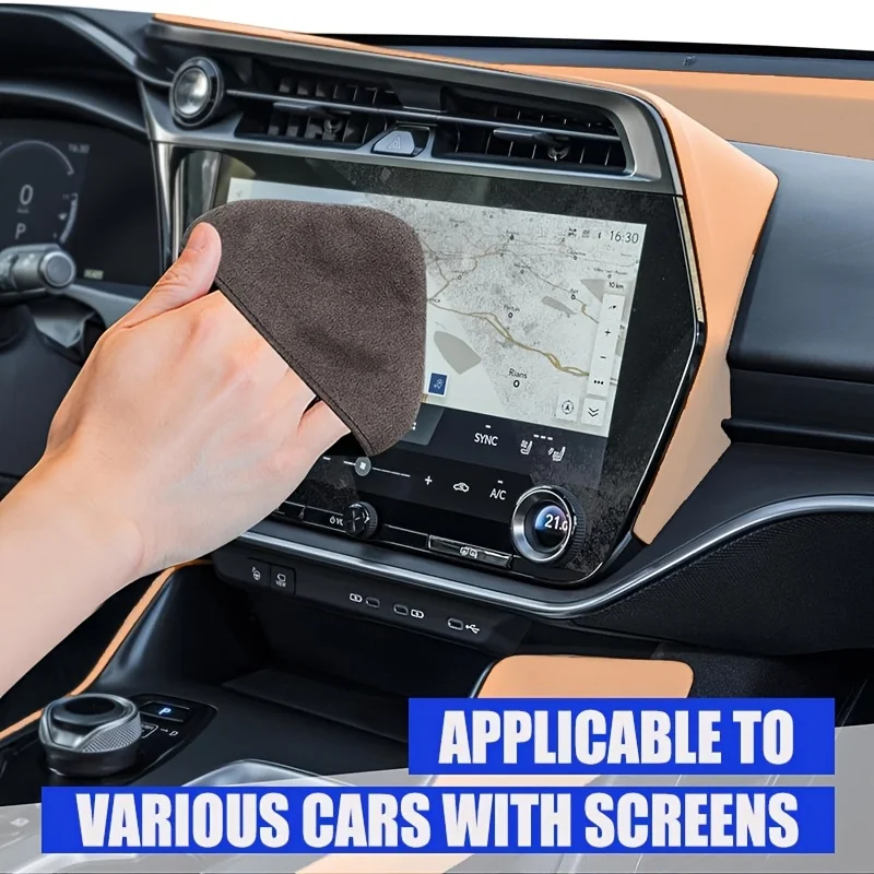 Hex Non-Scratch Microfiber Cleaning Cloth Anti Static Lint Free Wipes For Car Touch Screen Dashboard Glass Electronic Screens Au