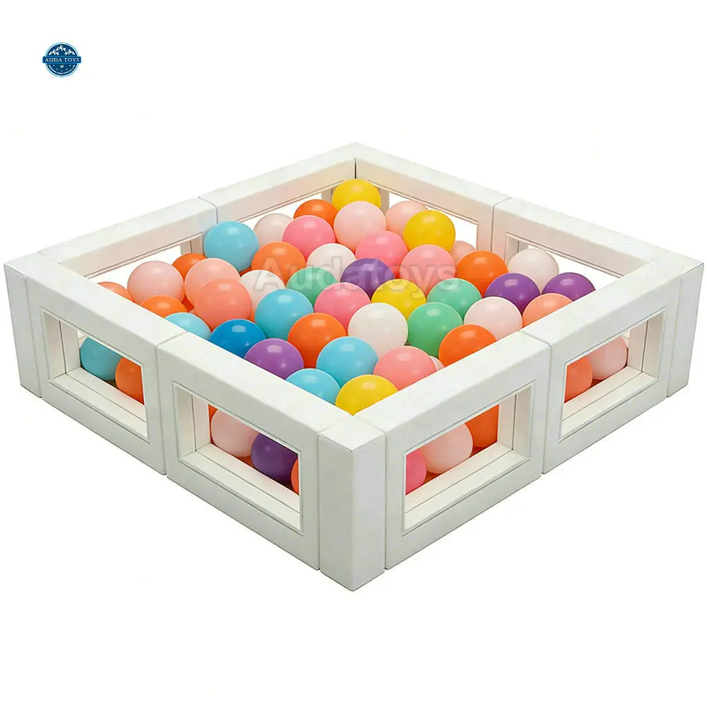 

Customized 7X7 Ft Clear Window Soft Indoor Playground With Ball Pool For Shopping Malls Schools Residential Areas