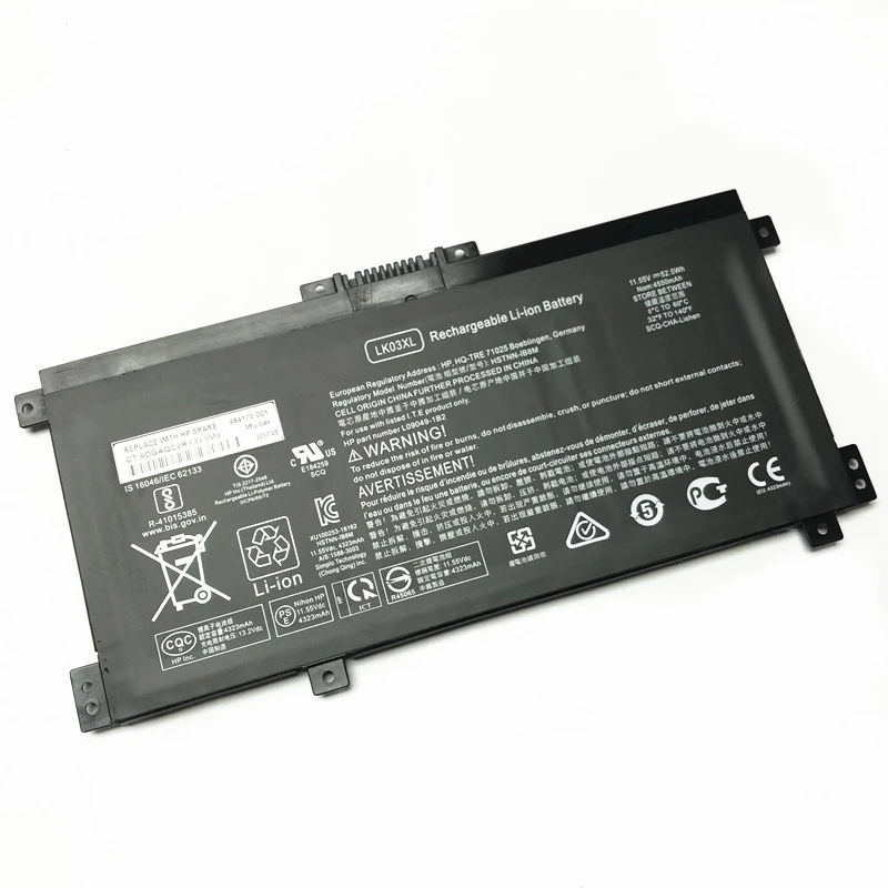 ラップトップバッテリー,hp HSTNN-UB7I,lk03xl,TPN-W127,w128,lk03055xl,TPN-1129-916368,421-916368,541-HSTNN-LB7U