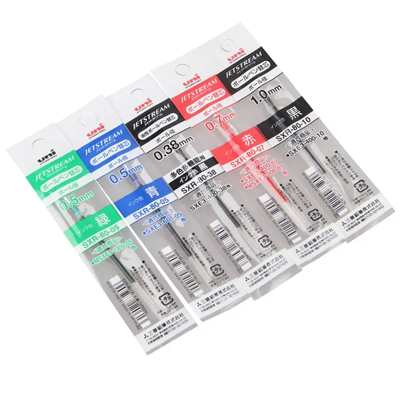 UNI Mitsubishi Japan SXR-80-05 Refill JETSTREAM Ballpoint Pen Oil Refills 0.5/0.38/0.7mm For MSXE5-1000 School Stationery 1Pcs