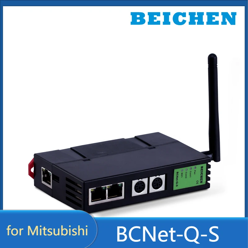 BCNet-Q-S لـ Mitsubishi Q Series PLC RS232 إلى MC MODBUS TCP وحدة الحصول على البيانات اللاسلكية WiFi #1