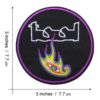 8 best sales naklejki na żelazko z motywem zespołu rockowego - №6