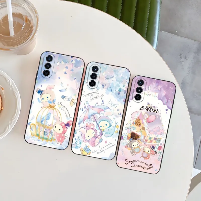 Sentimental Circus Cute Phone Case For Honor 30 10 60 X20 X9 Pro 20i 70 50 SE V9 X30 V40 V30 V20 X10 Max Cover