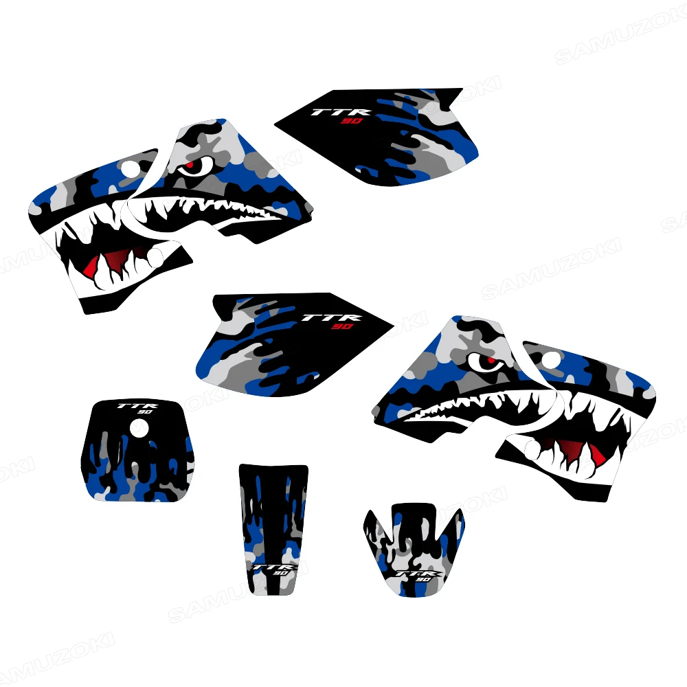 

Suitable for Yamaha TTR90 TTR 90 2000-2007 decorative pattern stickers motorcycle background