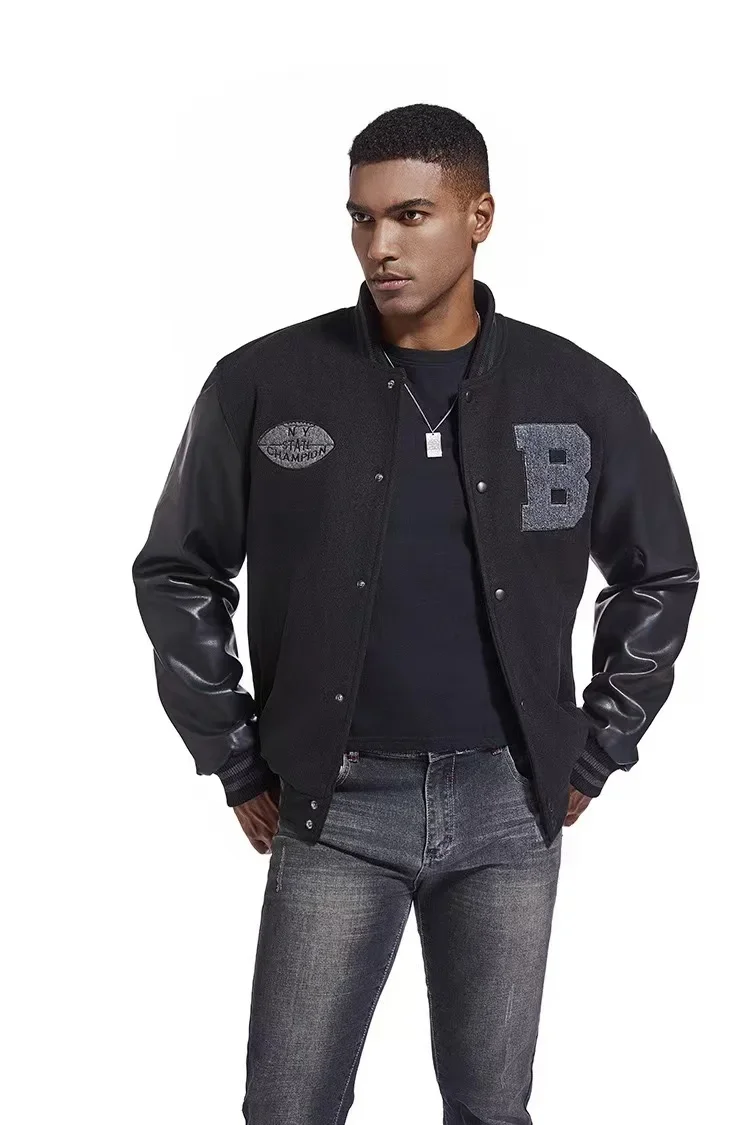 2024 moda uomo Bomber da Baseball giacche autunno inverno abbigliamento caldo cappotti in cotone in pelle giacca da viaggio da motociclista all'aperto Trend