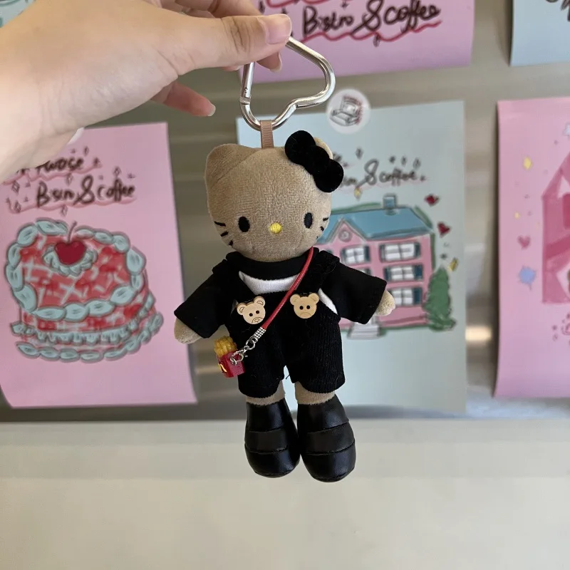 Kawaii سانريو أنيمي هواية وزرة مرحبا كيتي الكرتون أفخم المفاتيح قلادة حقيبة معلقة الديكور هدية عيد ميلاد