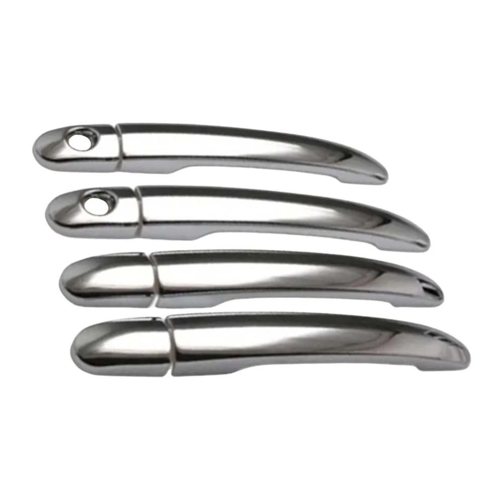 

Car Upgrade Carbon Fiber Chrome Silver Black Door Handle Cover For Chevrolet Nubira 2004 2005 2006 2007 2008 2009 Decoration