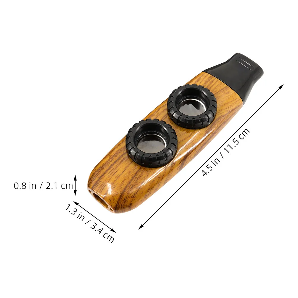 Dual Hole Kazoo Adjustable Kazoo Flute with Diaphragm for Guitars and Violins Performance kazoo toy professional kazoos