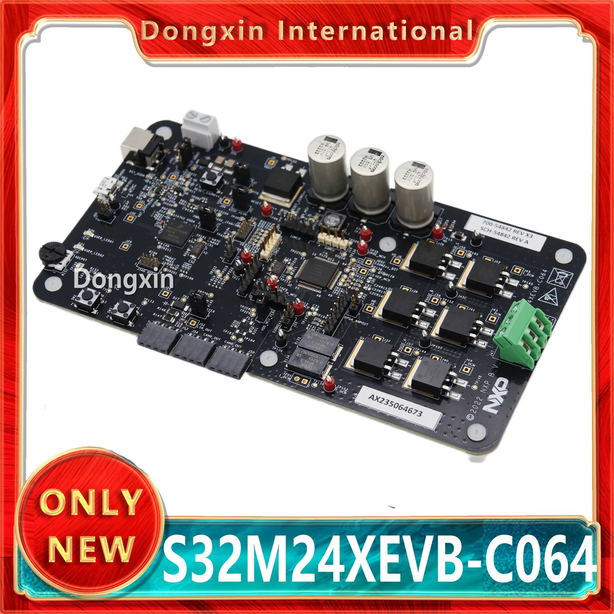 

S32M24XEVB-C064 Контроллер двигателя PMSM/BLDC/Оценочная плата управления питанием драйвера