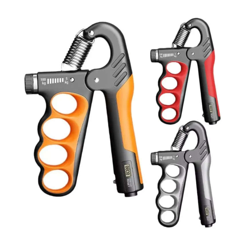 

Регулируемая электронная рукоятка с подсчетом для взрослых, ручка для силовых упражнений, усилитель ручки для тренажерного зала