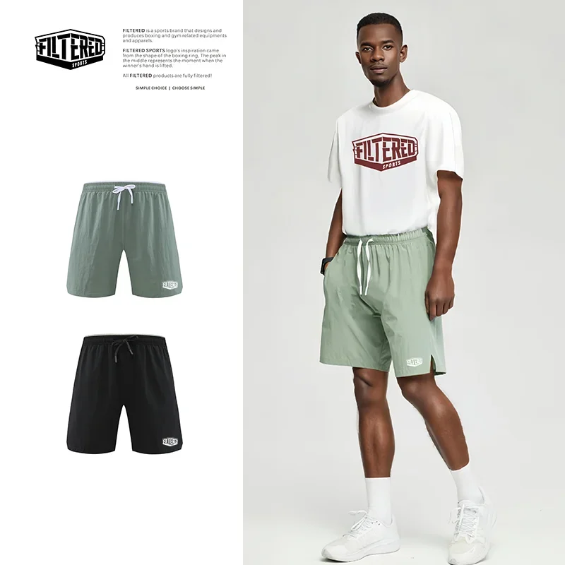 FILTERED SPORTS Men's Quick Dry Boxing Training Shorts Casual Men's Sports Shorts Summer Plus Size Loose Pants BMY086